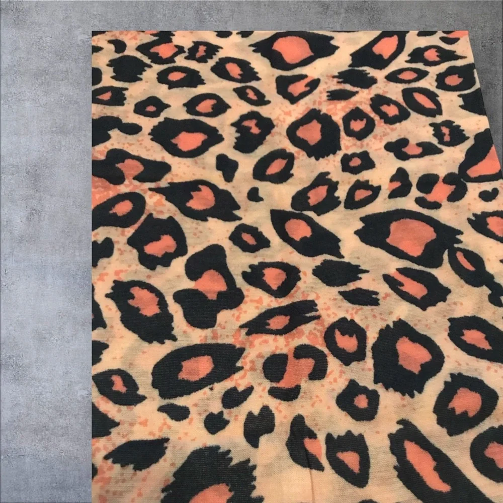 Big Cat Print 16 n 1 Neck Gaiter Face Cover Dust Mask Biker Rag Animal Print